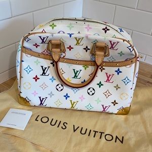 Louis Vuitton White Multicolor Trouville